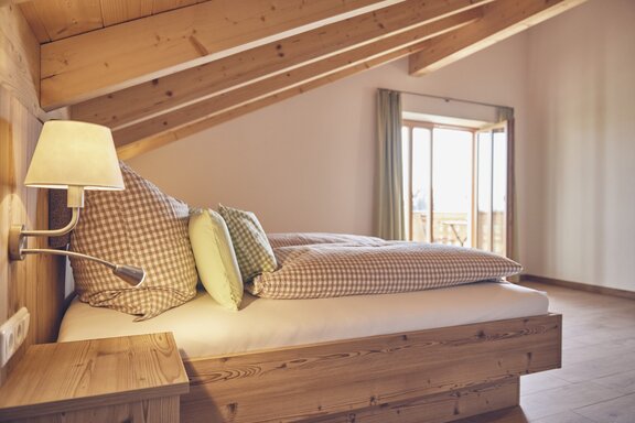 Schlafzimmer, Ferienwohnung Kastanie