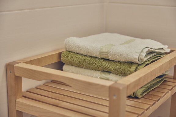 Badezimmer, Ferienwohnung Linde