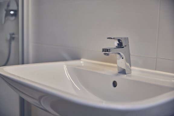 Badezimmer, Ferienwohnung Kastanie