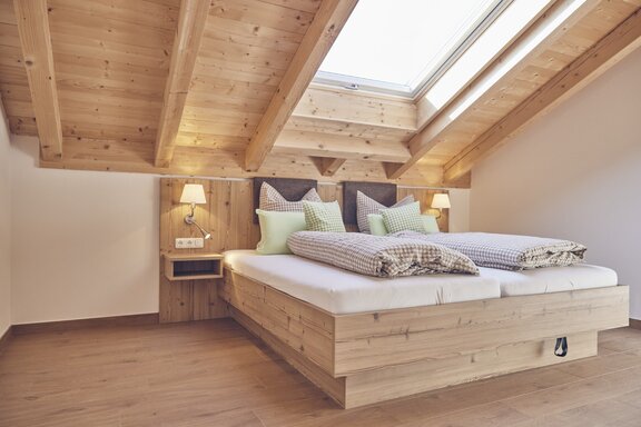 Schlafzimmer, Ferienwohnung Linde