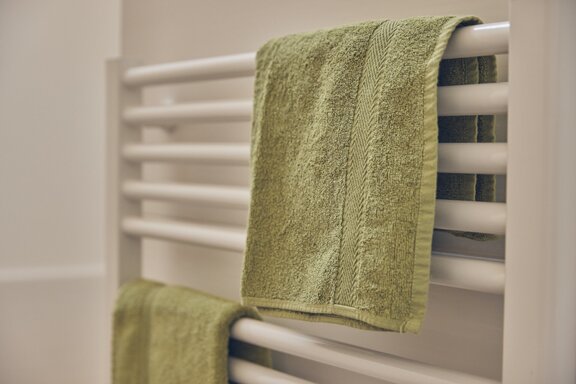Badezimmer, Ferienwohnung Linde
