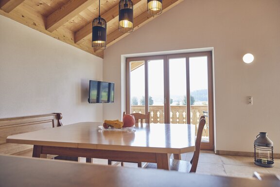 Wohnküche, Ferienwohnung Linde
